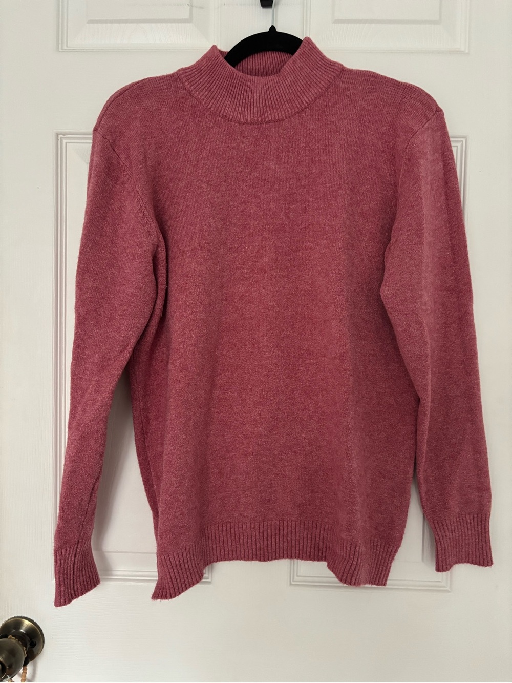Women's Rose Mock Neck Sweater